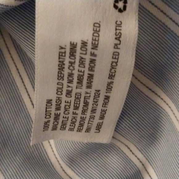 Nili Lotan Target Women's  Ruffle Collar Striped  Button Down Shirt NWT Size XXS - Picture 10 of 10